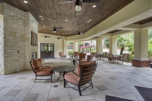 1 Bedroom Apartments for rent in San Antonio, TX - Outside Covered Patio with Seating